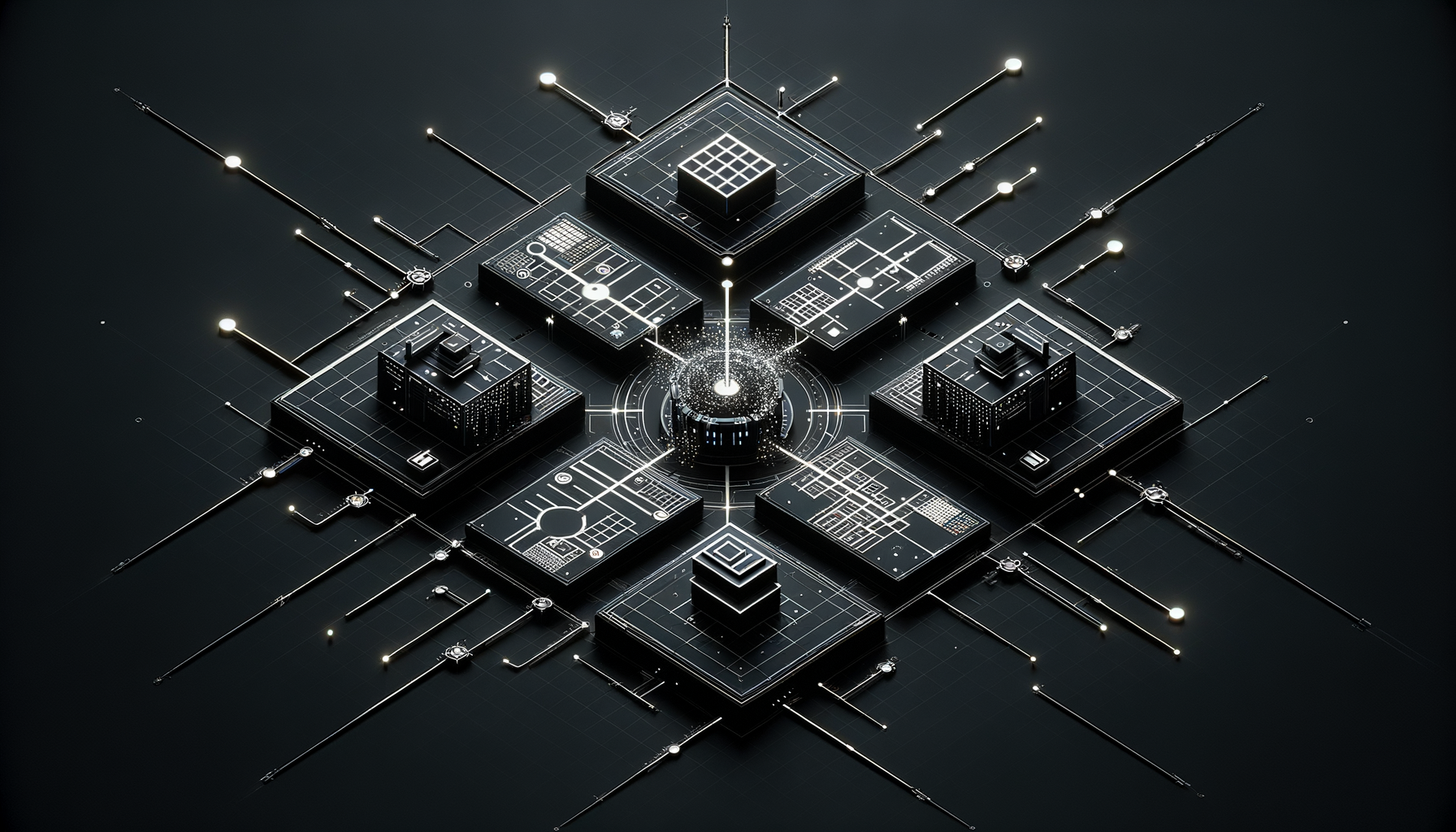 MODULE SYSTEM — Four workflow modules: attendance, fees, transport, and communication